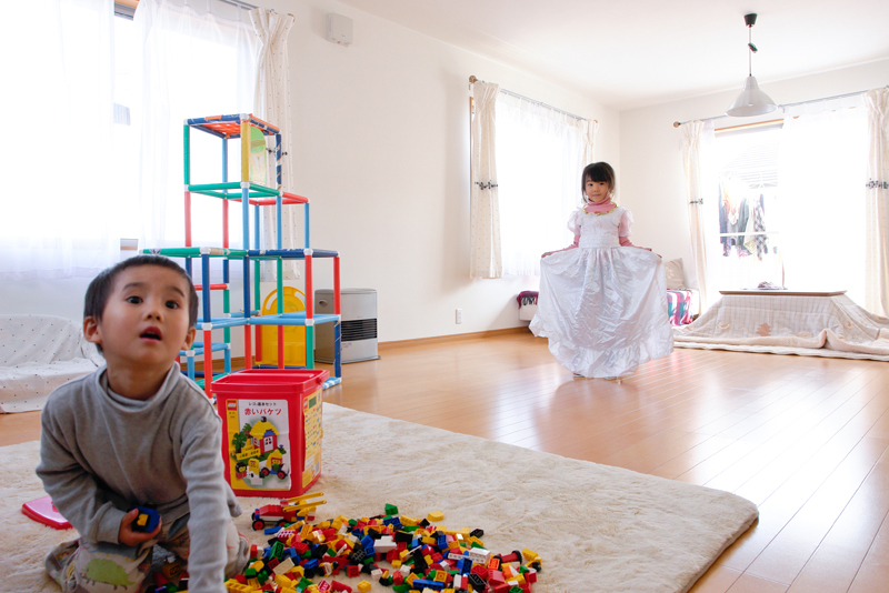 子どもの笑顔が溢れるおうち